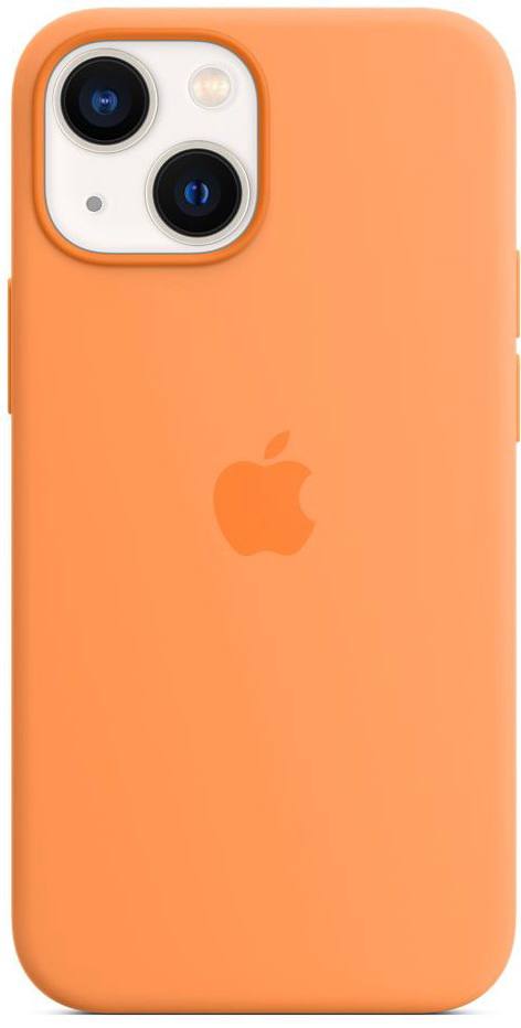 Чехол Silicone Case magsafe качество Lux для iPhone 13 оранжевый в Тюмени